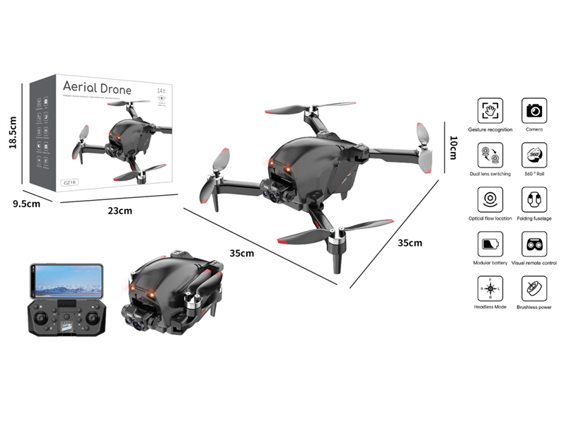 QUAD-COPTER W/LIGHT (INFRARED INDUCTION OBSTACLE AVOIDANCE) - HP1231330