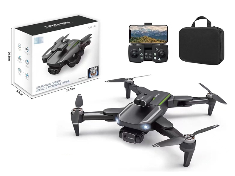 QUAD-COPTER W/GPS & OPTICAL FLOW SET HEIGHT & HD DUAL CAMERA (INDUCTION OBSTACLE AVOIDANCE) - HP1231361