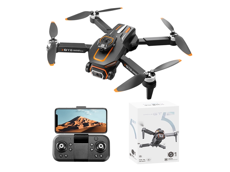 QUAD-COPTER W/OPTICAL FLOW SET HEIGHT & HD DUAL CAMERA (INDUCTION OBSTACLE AVOIDANCE) - HP1231368