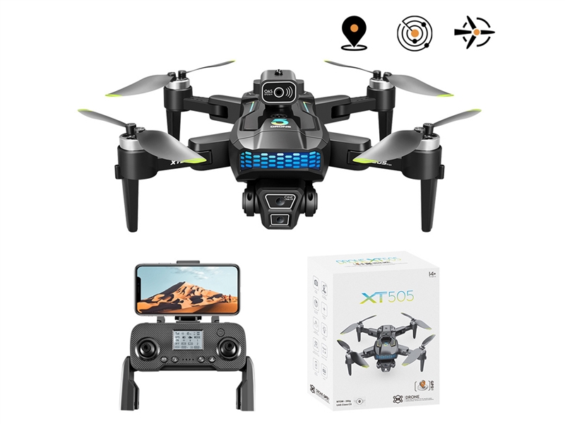 QUAD-COPTER W/GPS & HD CAMERA & OPTICAL FLOW SET HEIGHT (INDUCTION OBSTACLE AVOIDANCE) - HP1231373