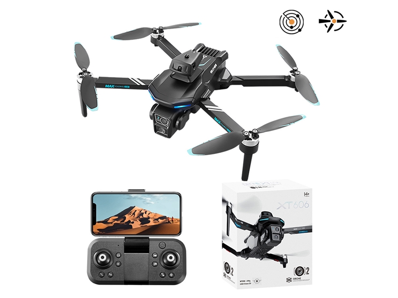 QUAD-COPTER W/GPS & OPTICAL FLOW SET HEIGHT & HD DUAL CAMERA (INDUCTION OBSTACLE AVOIDANCE) - HP1231374