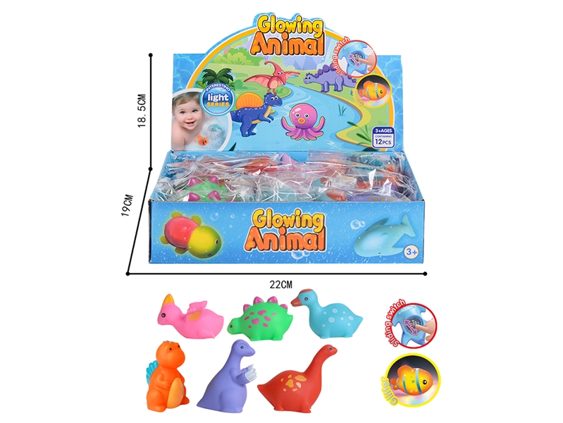 VINYL TOYS W/LIGHT 6ASST,12PCS/DISPLAY BOX - HP1231658