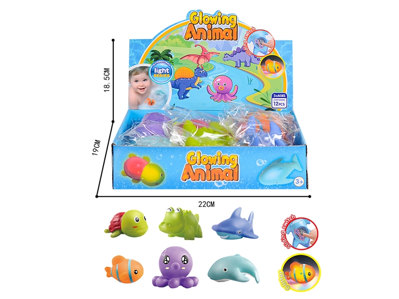 VINYL TOYS W/LIGHT 6ASST,12PCS/DISPLAY BOX - HP1231659