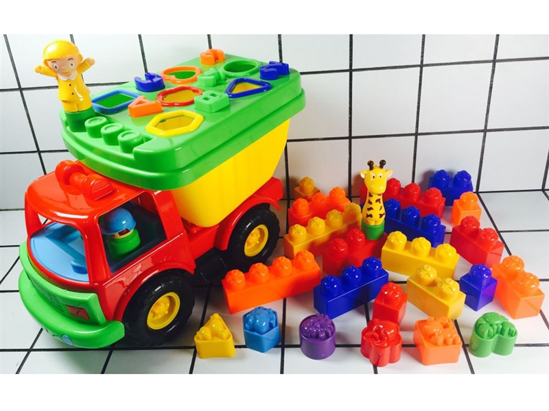 BUILDING BLOCK BOAT CAR 32PCS - HP1232071