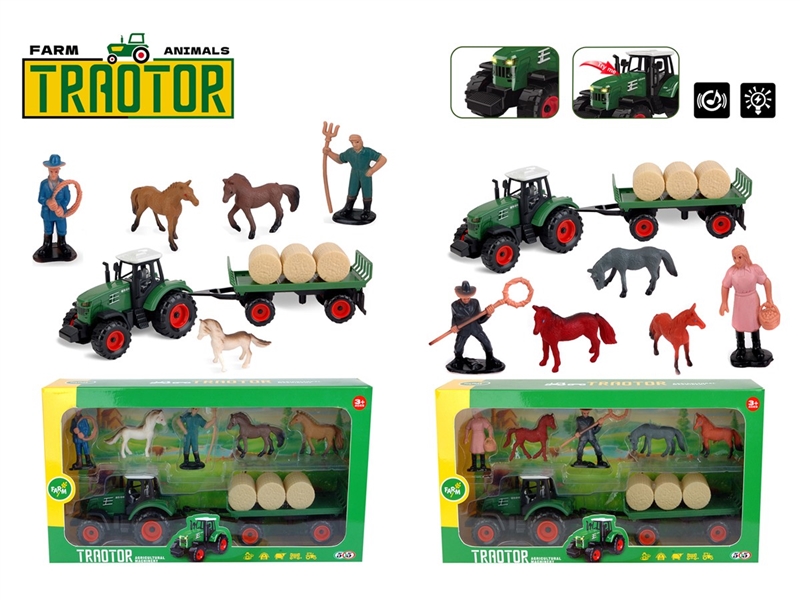 FREE WAY FARMER CAR W/LIGHT & SOUND , 2ASST - HP1232171