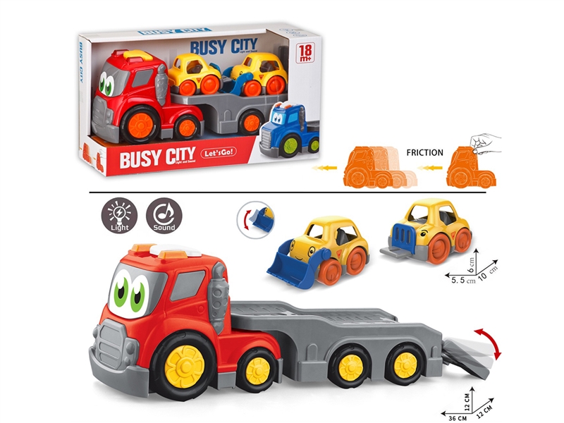 FRICTION CONSTRUCTION CAR W/LIGHT & SOUND - HP1232420