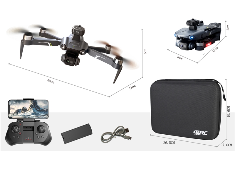 QUAD-COPTER W/HD CAMERA & INDUCTION OBSTACLE AVOIDANCE - HP1232897