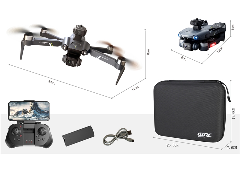 QUAD-COPTER W/HD CAMERA & INDUCTION OBSTACLE AVOIDANCE & GPS - HP1232898