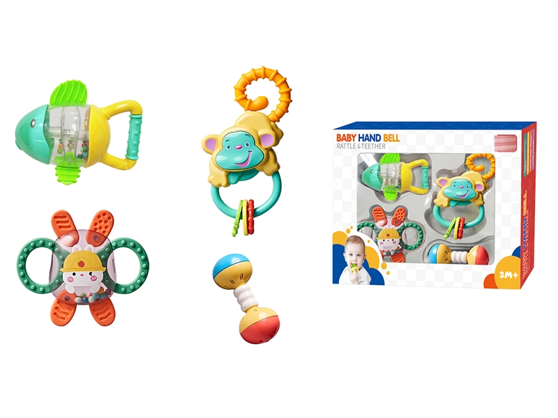 TEETHER RATTLE SET 4PCS - HP1232966