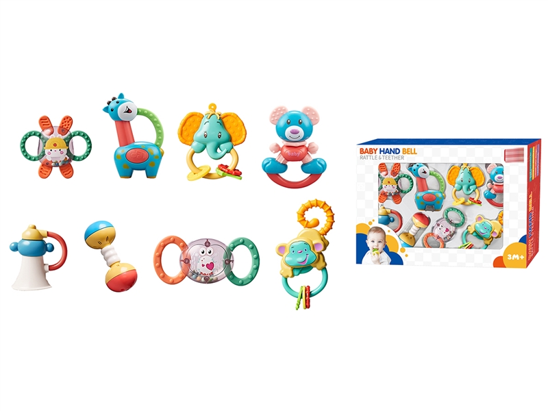 TEETHER RATTLE SET 8PCS - HP1232967