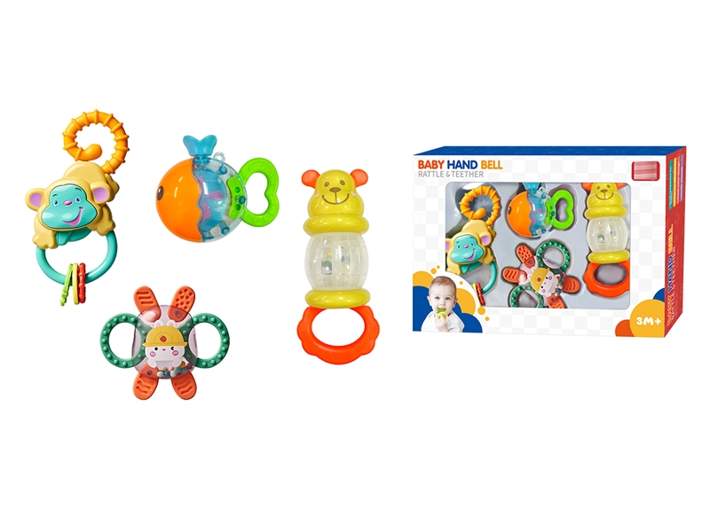 TEETHER RATTLE SET 4PCS - HP1232968