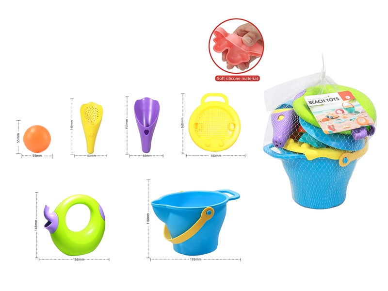 BEACH TOYS SET 6PCS - HP1232997