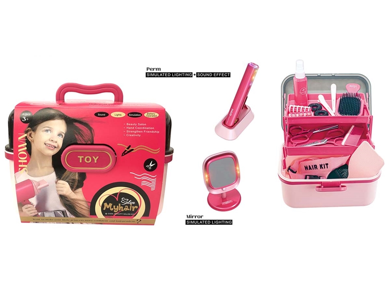 BEAUTY SET W/LIGHT,21PCS - HP1233273