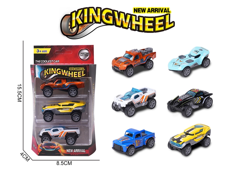 1:64 FREE WAY DIE-CAST CAR,6ASST - HP1233385