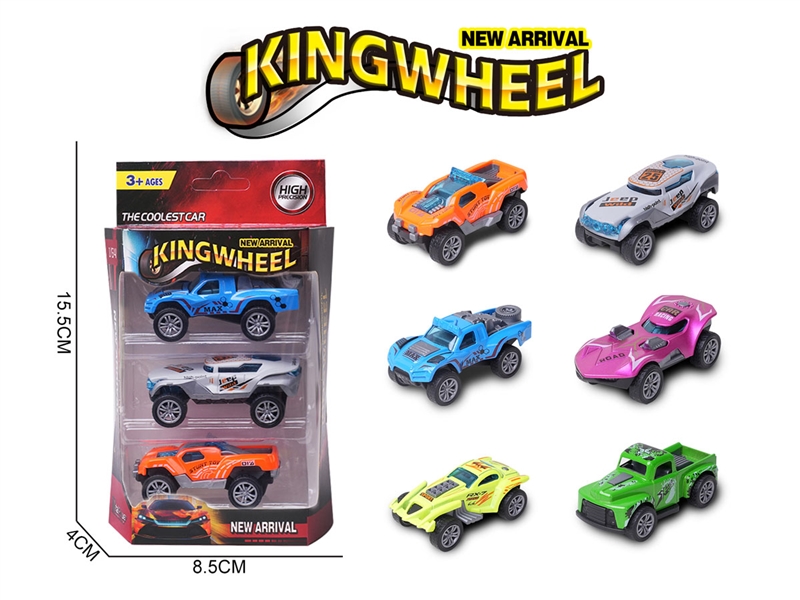 1:64 FREE WAY DIE-CAST CAR,6ASST - HP1233386