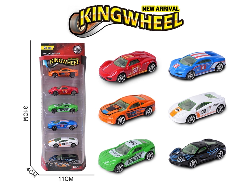 1:64 FREE WAY DIE-CAST CAR,6ASST - HP1233408