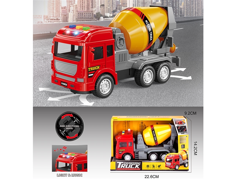 B/O BUMP & GO CONSTRUCTION TRUCK W/LIGHT & MUSIC - HP1233427