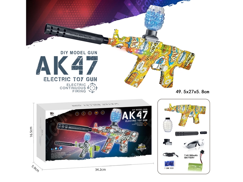 七彩跑马灯电动AK - HP1233543