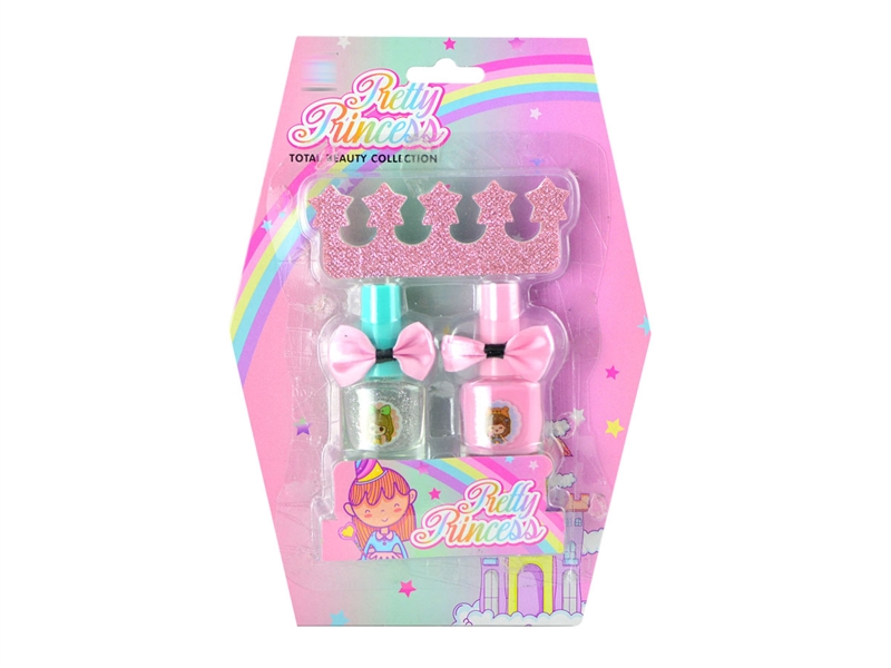 跨境儿童彩妆化妆品饰品美甲梳扮女孩玩具过家家新款DIY套装 - HP1233624