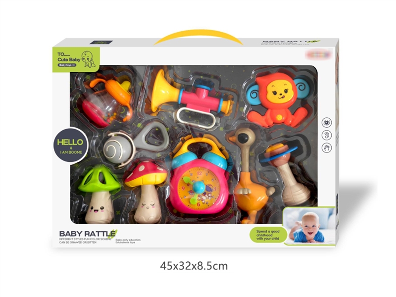 BABY RATTLE 9PCS - HP1233750