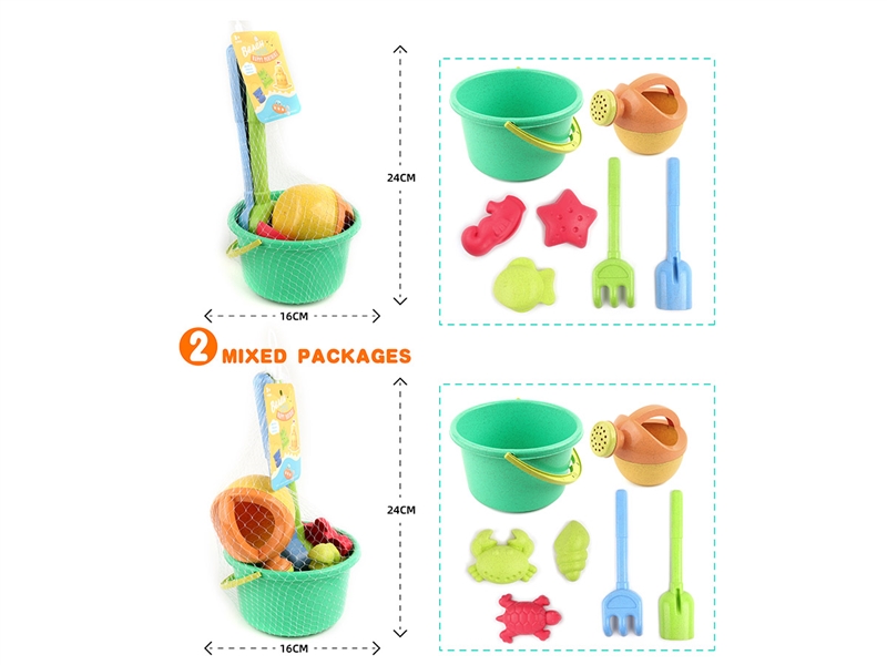 BEACH TOYS 7PCS,2ASST - HP1233771
