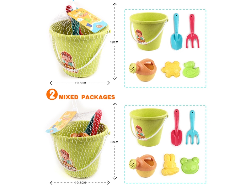 BEACH TOYS 6PCS,2ASST - HP1233780