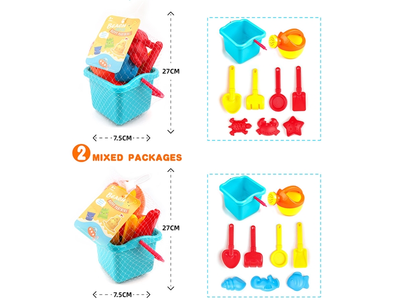 BEACH TOYS 9PCS,2ASST - HP1233792