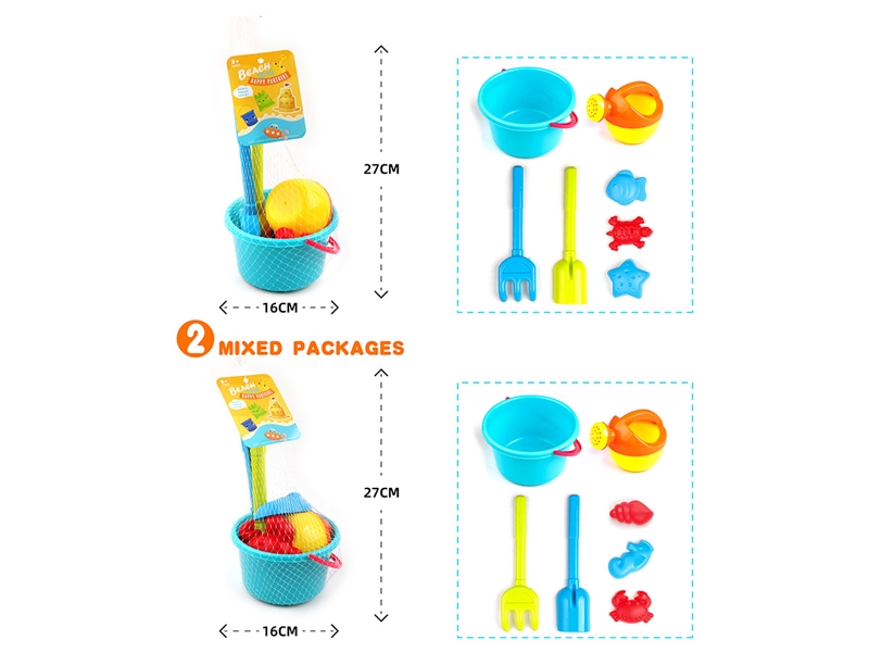 BEACH TOYS 7PCS,2ASST - HP1233796