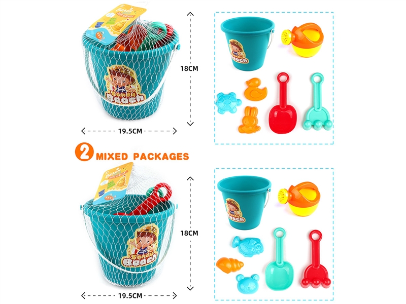 BEACH TOYS 7PCS,2ASST - HP1233826