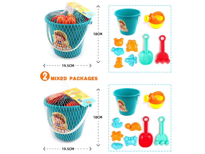 BEACH TOYS 9PCS,2ASST - HP1233827