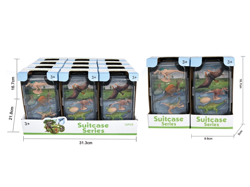 DINOSAUR SET , 12PCS/DISPLAY BOX - HP1233880
