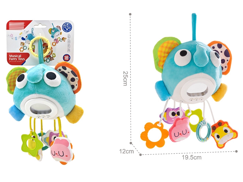 PLUSH SOOTHE TOY W/LIGHT & MUSIC - HP1234494