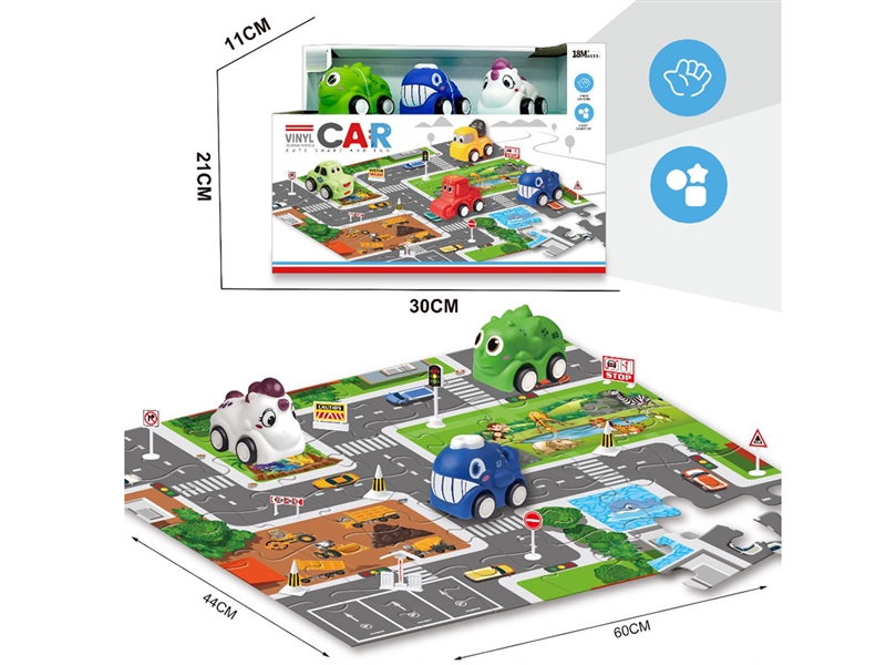 3 IN 1 FREE WAY VINYL CAR W/ - HP1234497