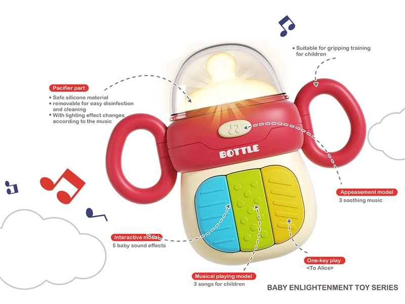 BABY RATTLE W/LIGHT & MUSIC - HP1234524