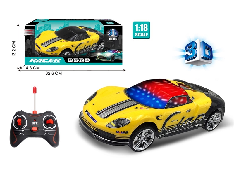 1:18四通3D灯光软壳 保时捷 仿真 - HP1234659