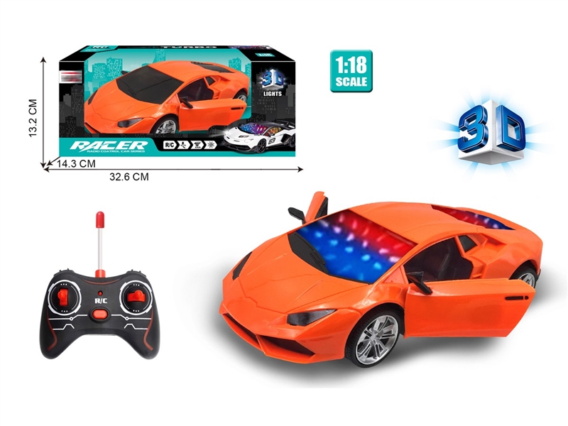 1:18二通仿真3D灯光开门兰博基尼 - HP1234662