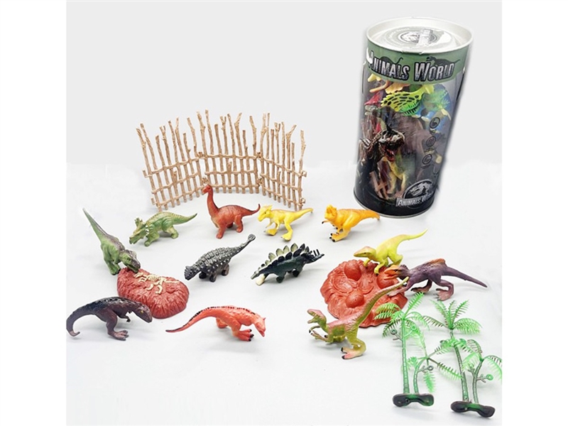 DINOSAUR SET 19PCS , 12PCS/DISPLAY BOX - HP1235250
