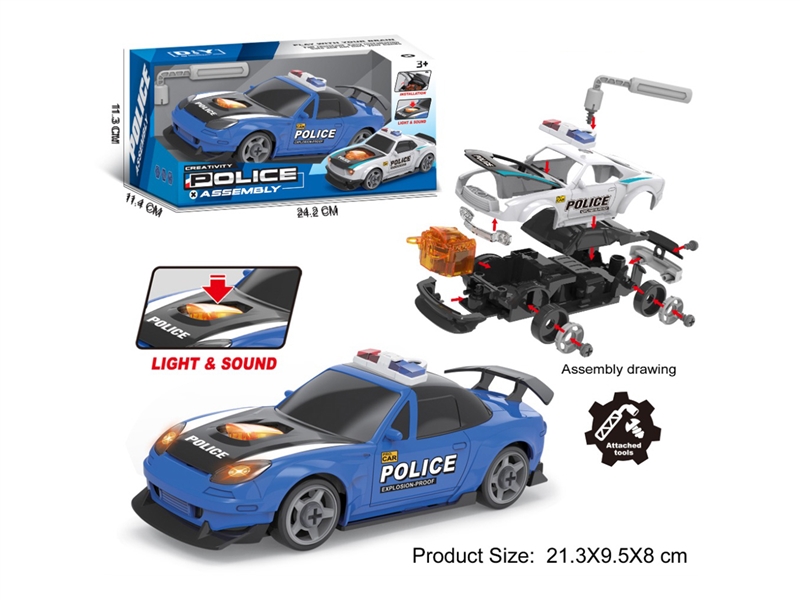 DIY ASSEMBLE CAR W/SOUND & LIGHT - HP1235458