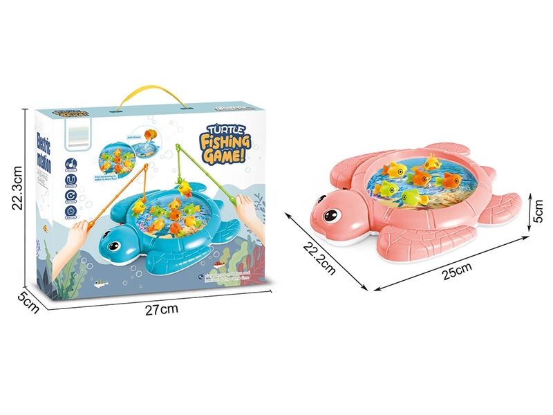B/O FISHING GAME W/MUSIC,2COLOURS - HP1235505