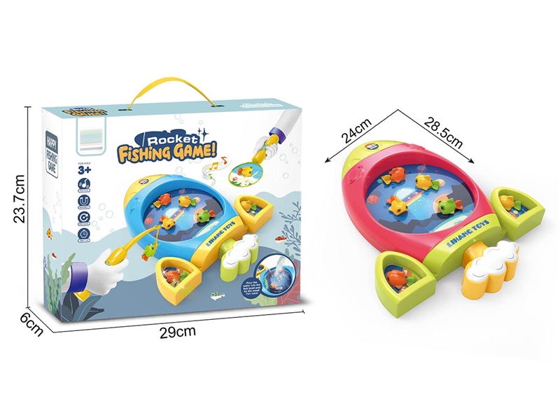 B/O FISHING GAME W/MUSIC,2COLOURS - HP1235509