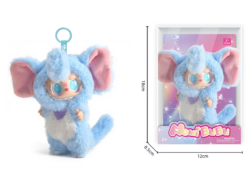 17CM PLUSH RUBBER LABUBU DOLL - HP1235626