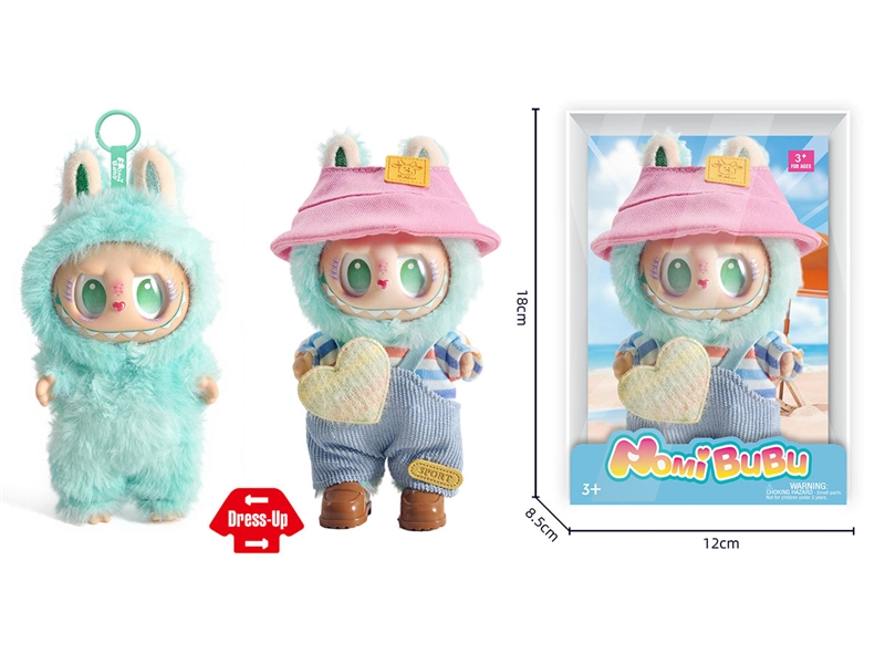 17CM PLUSH RUBBER LABUBU DOLL - HP1235640