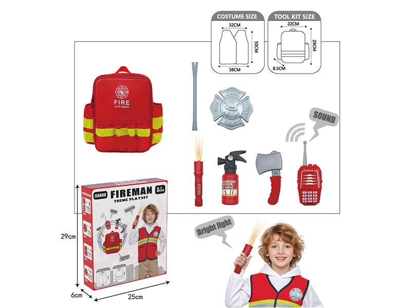 FIRE PLAY SET W/LIGHT & SOUND - HP1235877