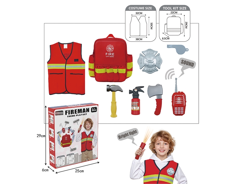 FIRE PLAY SET W/LIGHT & SOUND - HP1235880