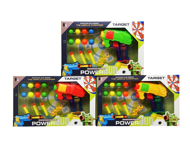 PING-PONG GUN SET , 3COLORS - HP1236005