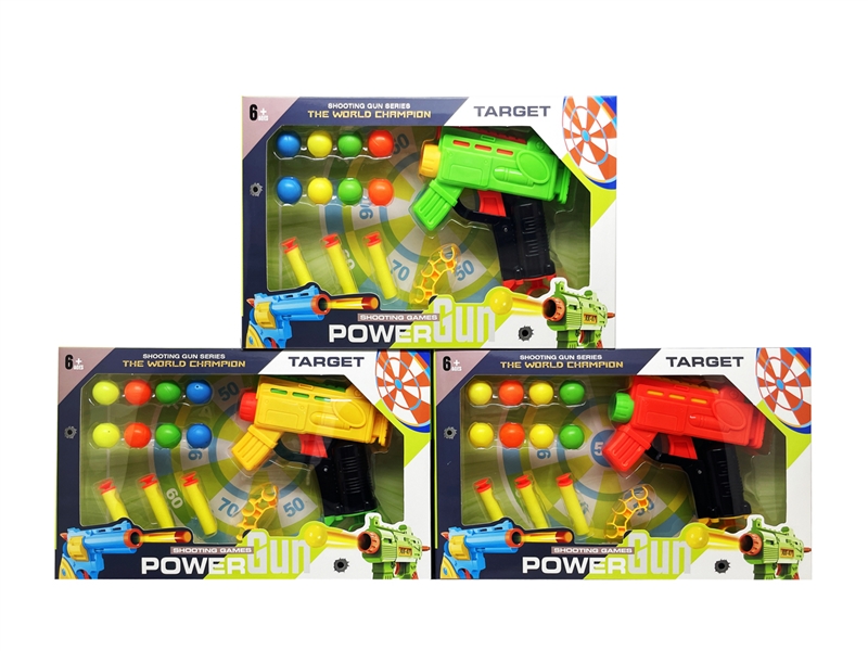 PING-PONG GUN SET , 3COLORS - HP1236006