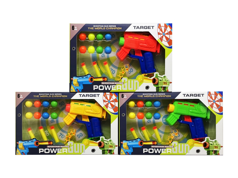 PING-PONG GUN SET , 3COLORS - HP1236007