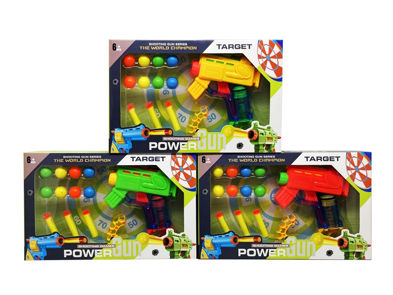 PING-PONG GUN SET , 3COLORS - HP1236008