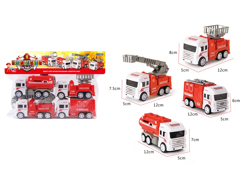 4PCS FRICTION CONSTRUCTION TRUCK - HP1236084