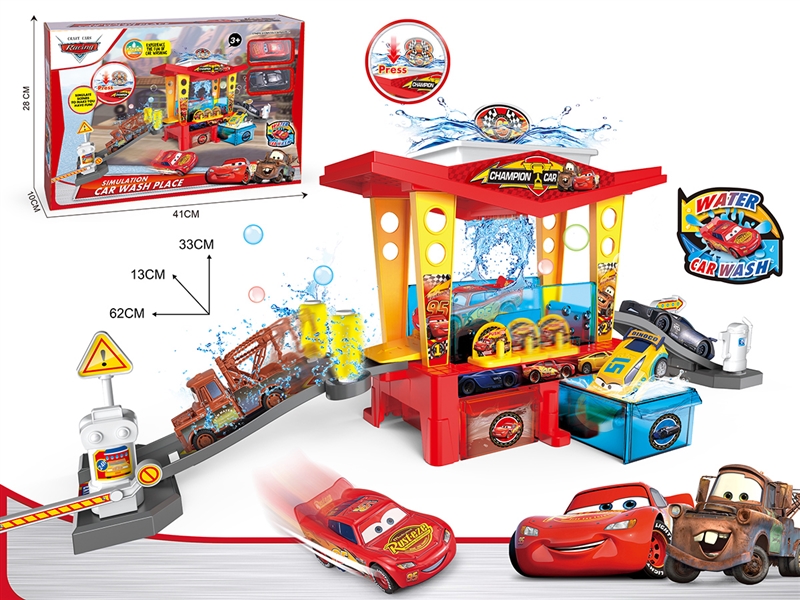 CAR WASH PLACE W/FREE WAY CAR 2PCS - HP1236471